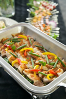 塩漬け豚肉とレタス特製ソース添え（温製）